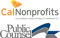 CalNonprofits Logo and Public Counsel logo