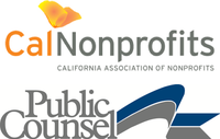 CalNonprofits Logo and Public Counsel logo