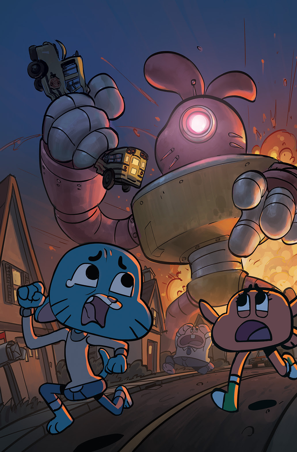 THE AMAZING WORLD OF GUMBALL #4 Cover C by Justin Oaksford