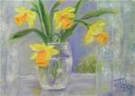 Daffodils on Windowsill - Posted on Tuesday, March 17, 2015 by Jean Nelson