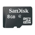 SanDisk 8GB Class 4 microSDHC Memory Card