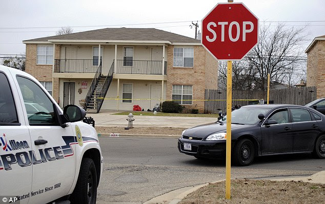 Worries: Killeen police investigate the death of a Fort Hood soldier who was found dead at his  home on Tuesday morning