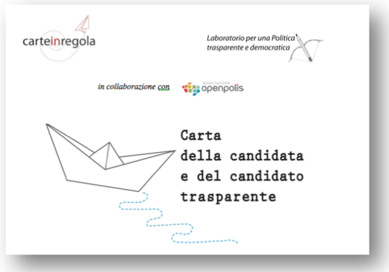 copertina Carta del candidato trasparente