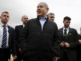 Israeli Prime Minister Benjamin Netanyahu speaks after planting a tree during an event on the Jewish holiday of Tu&#39; BiShvat, in the Jewish settlement of Mevo&#39;ot Yericho, in the West Bank near the Palestinian city of Jericho, Monday, Feb. 10, 2020. (AP Photo/Ariel Schalit)