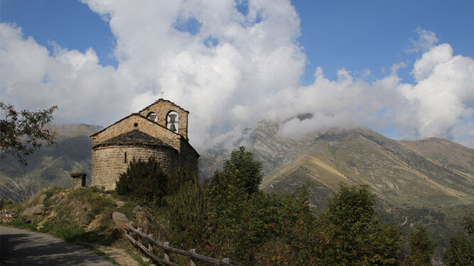 Iglesia en la Vall de Boí, Lérida.