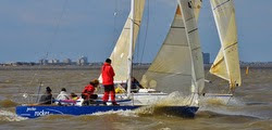 J/27s sailing Midwinters off New Orleans, LA