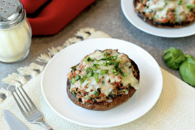 Hungry Girl's Healthy Lasagna Stuffed Portabella Recipe