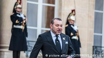 Le roi marocain Mohammed VI lors d'une visite en France (17.02.2016)