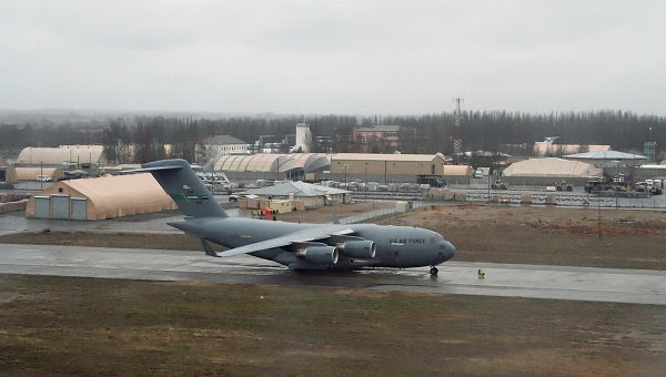 Base militar de EEUU en el aeropuerto Manas, Kirguizistán