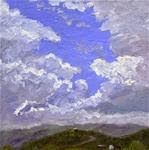 ORIGINAL PAINTING OF SKY CLOUDS SW VIRGINIA BLUE RIDGE MOUNTAINS - Posted on Tuesday, April 14, 2015 by Sue Furrow