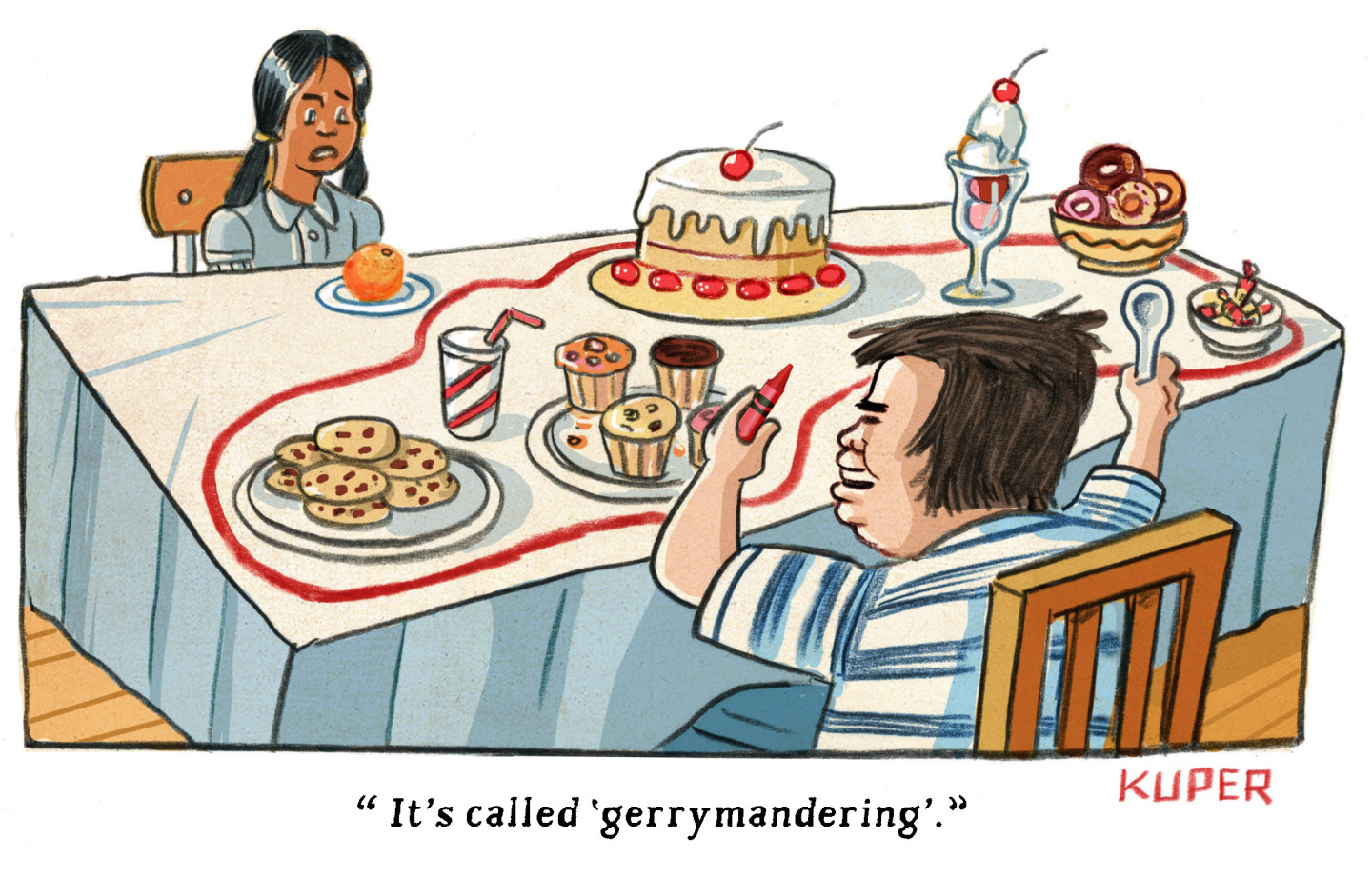 Gerrymandering denies citizens their voting power.