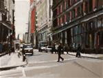 10th Street (10.5" x 8.5" Oil on cavas sheet - No frame) - Posted on Saturday, January 3, 2015 by Ramon DelRosario