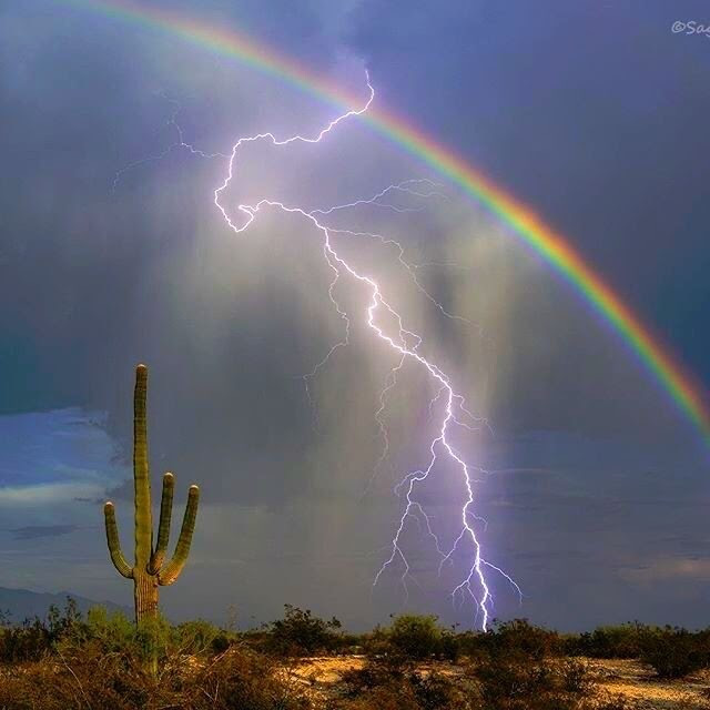 Lightning-Rainbow-desert