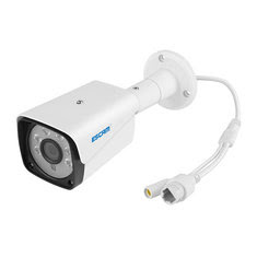 ESCAM QH002 HD 1080P IP Câmera ONVIF H.265 P2P Bala À Prova D 'Água Ao Ar Livre