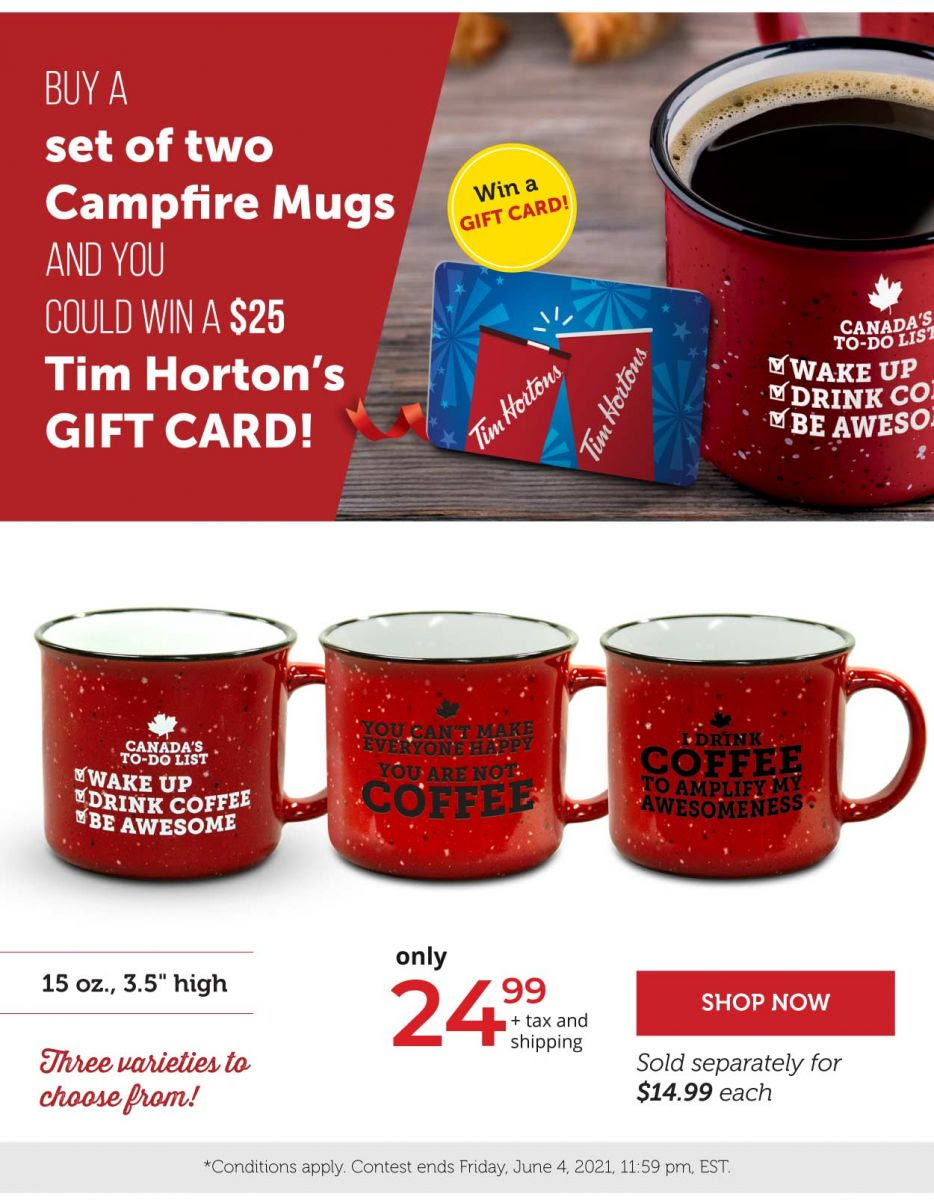 Win a Tim Horton's Gift Card!