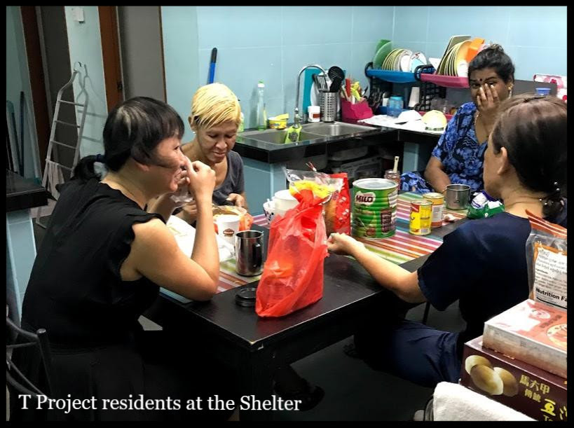 Residents at Shelter