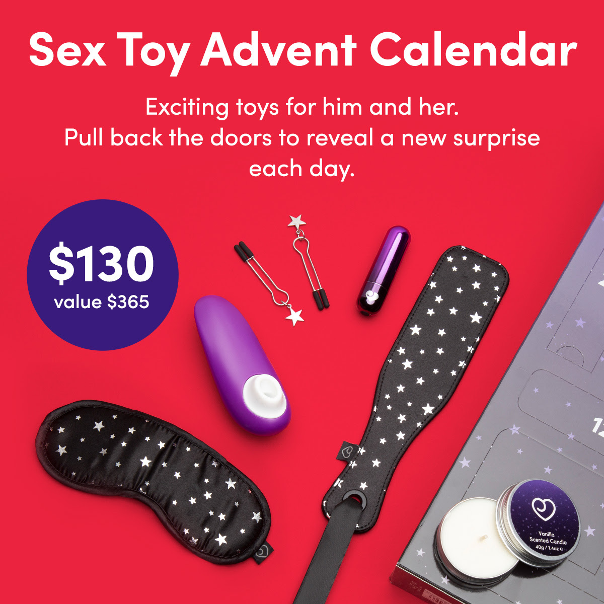 Lovehoney Couples Toy Advent Calendar (adult) $130 (reg $365)