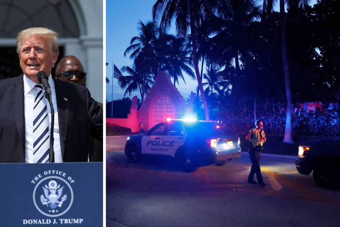 FBI doet huiszoeking in woning Donald Trump in Florida: ‘Mijn prachtige huis wordt belegerd’