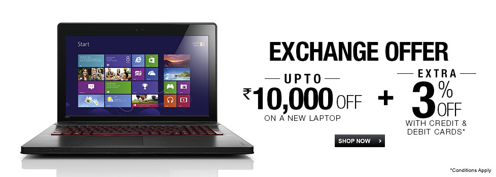 Select Laptop -Exchange Offers