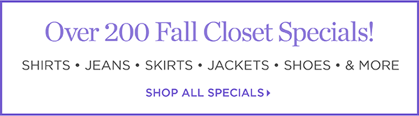 25% off Signature Fall Pieces. Shop Now