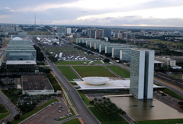 Vista del Congreso Nacional y de la Explanada de los Ministerio, en Brasilia (DF)  - Créditos: Archivo/Agência Brasil