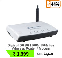 Digisol DGBG4100N 150Mbps Wireless Router / Modem