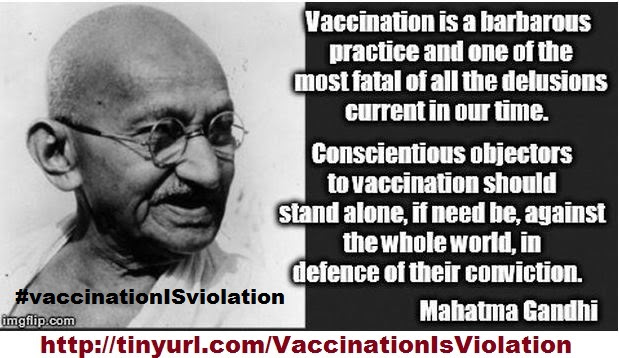 Ghandi on vaccines