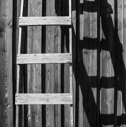 wooden ladder