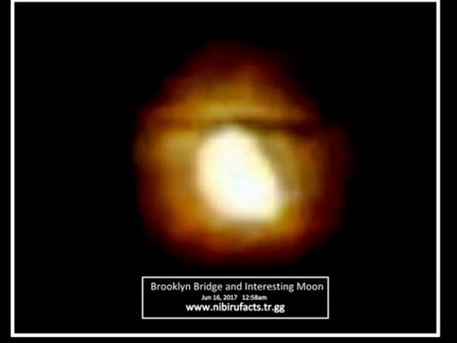 NIBIRU News ~ BROOKLYN BRIDGE AND RED PLANET-BEHIND THE MOON...NEW YORK CITY  plus MORE Sddefault