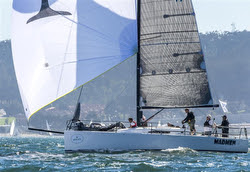 J/111 Madmen sailing San Francisco Bay
