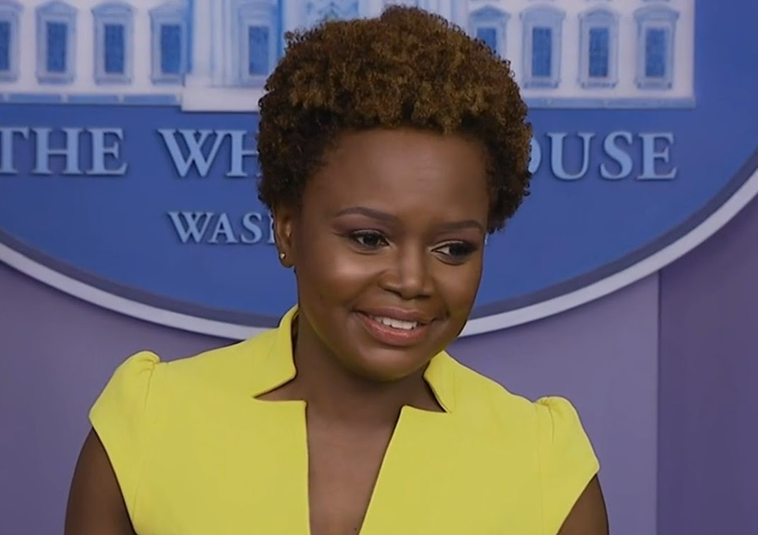 Karine Jean-Pierre makes history as first gay woman to lead White House press briefing