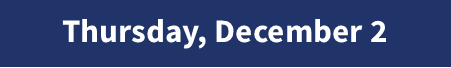 Thursday, December 2