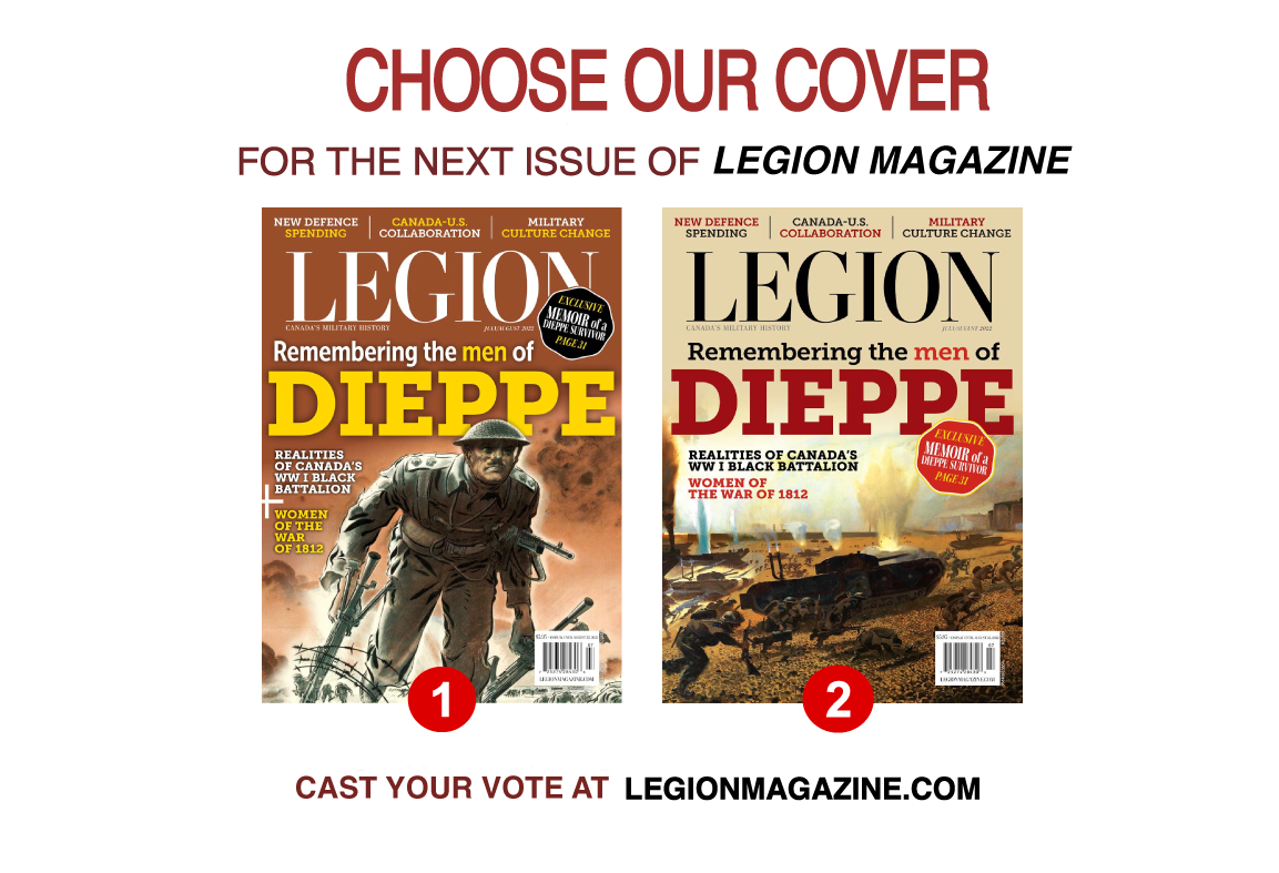 Choose our cover for the May/June issue of Legion Magazine!
