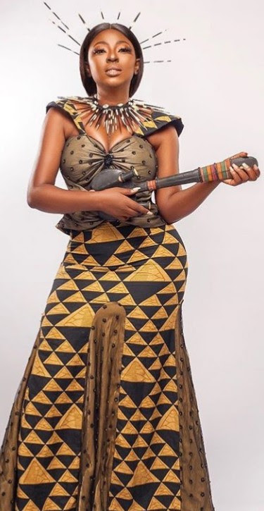 Yvonne Jegede recreates the look she wore for Tuface Idibia