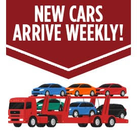 New Cars Arrive Weekly
