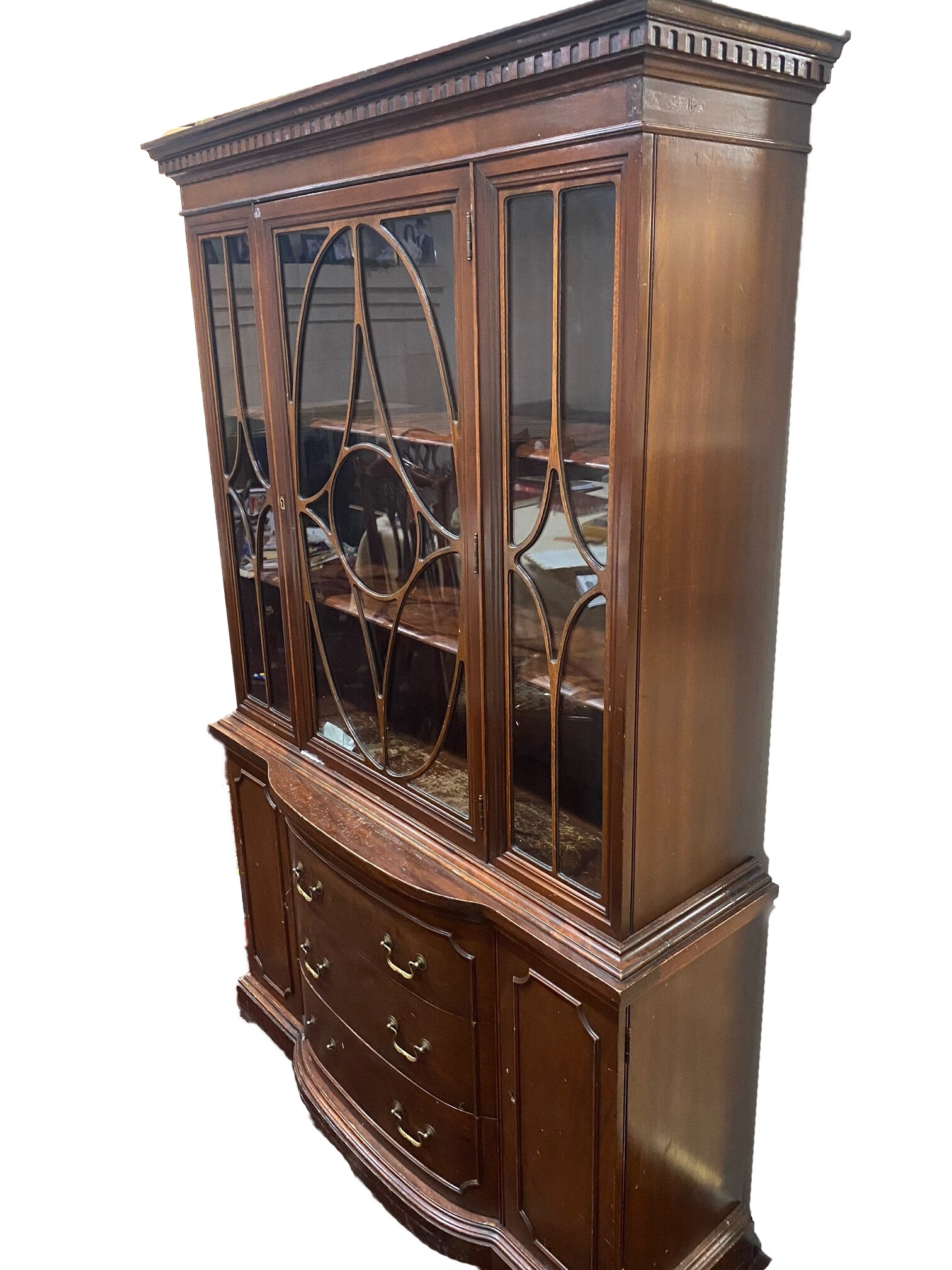 3-door china cabinet