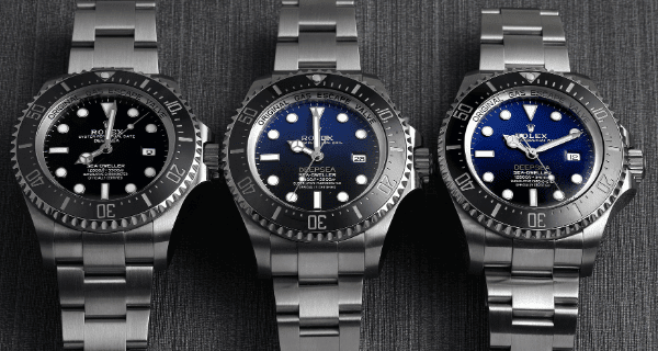 Rolex Seadweller Deepsea 44 Black Dial Steel Mens Watch 126660 / Rolex Seadweller Deepsea 44 Cameron D-Blue Mens Watch 126660