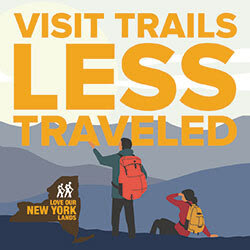 Take the Trails Less Traveled NYS DEC Logo