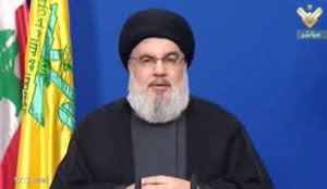 Hizballah’s Nasrallah: ‘There are no people in the Israeli entity, they are all occupiers and settlers’