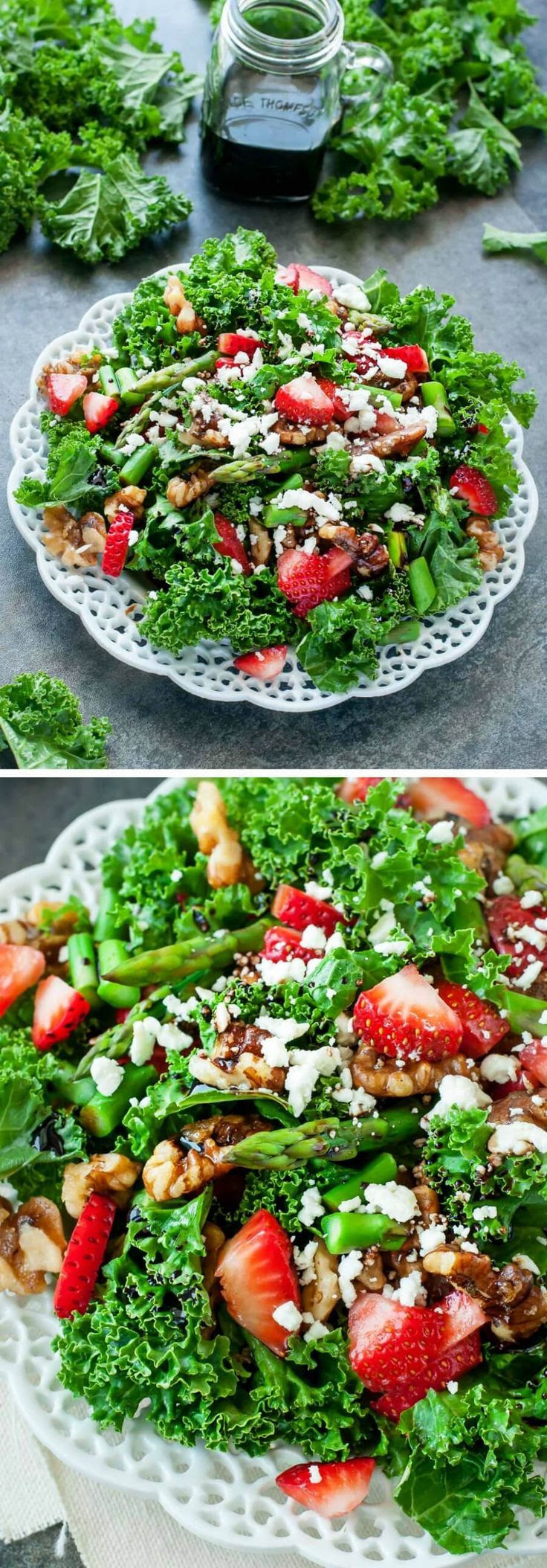 Strawberry kale salda