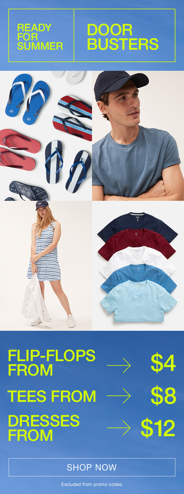 GAP: Memorial Day Sale 50-70% off on everything