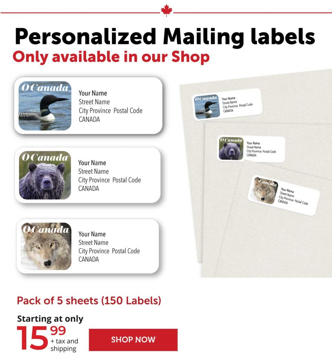Personalized Mailing labels