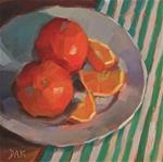 Oranges One Cut - Posted on Wednesday, April 15, 2015 by Deborah Ann Kirkeeide