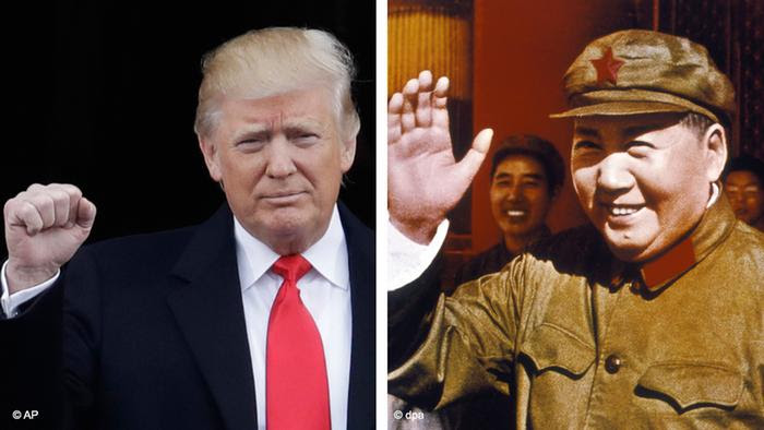 Kombobild Trump Mao