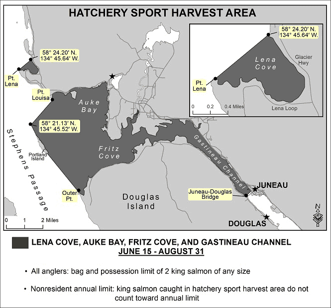 Sport Fishing for King Salmon Opens in Hatchery Areas Near Juneau