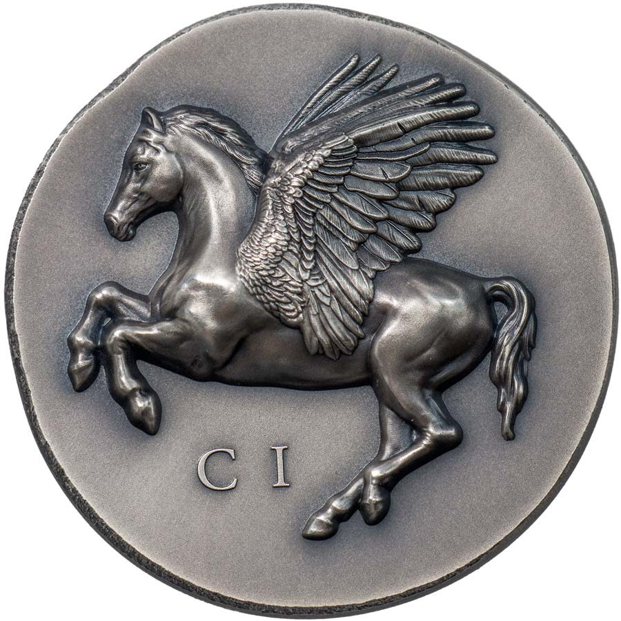 2022 Cook Islands Pegasos Silver Coin