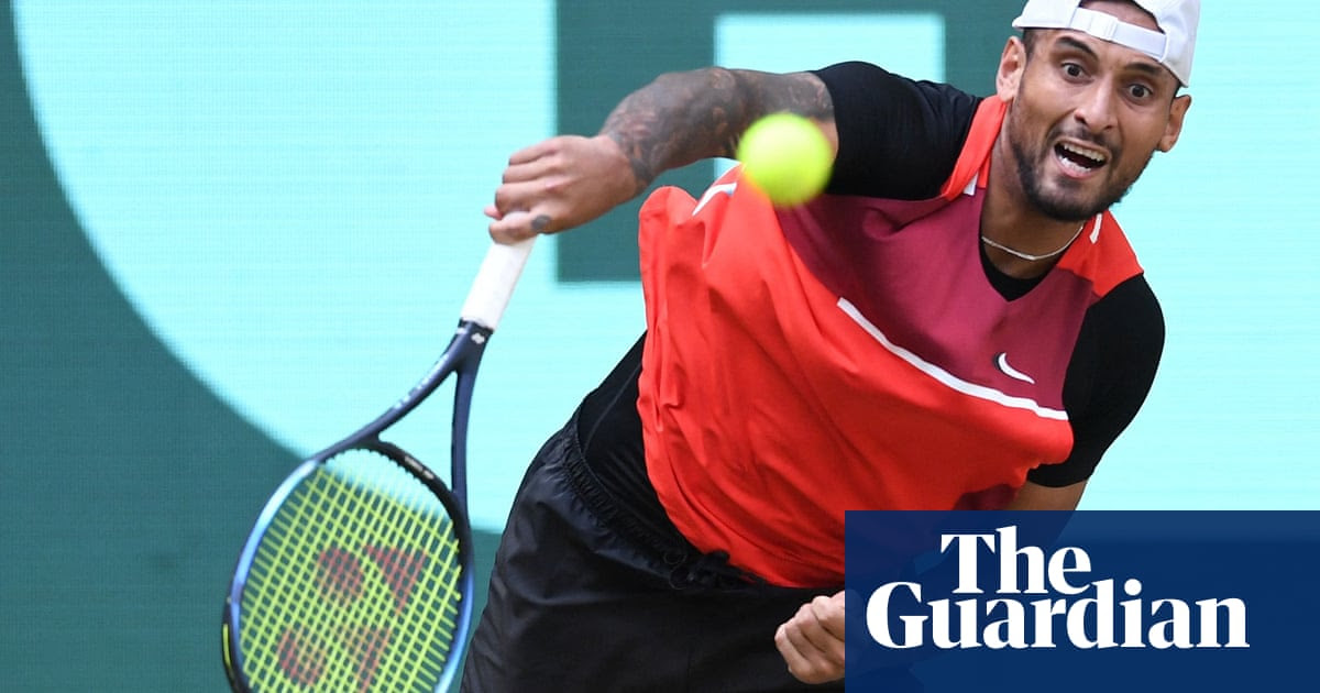 Wildcard Kyrgios cruises into Halle semis after blowing away Busta