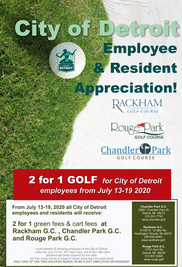 Golf Discounts for Residents and City Employees