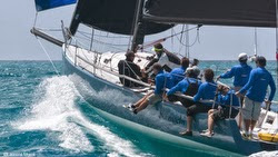 J/125 sailing Heineken Regatta off St Maarten