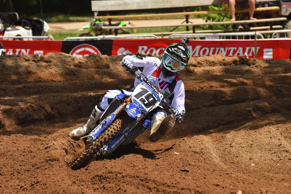 Bradley Taft went 1-2-1 to earn the 250 A class championship.Photo: Ken Hill